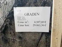 Zmagovalec koroške licitacije hlod hrasta s Hrvaške z rekordno ceno blizu 30.000 evrov