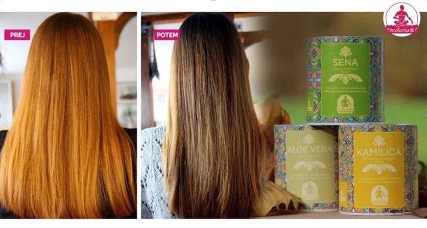 100 % naravne barve za lase Etnobotanika