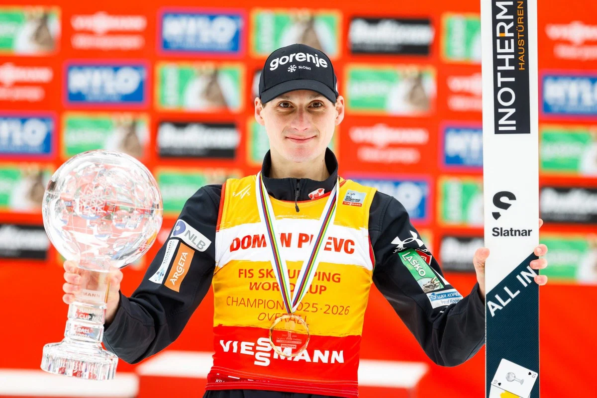 Domen Prevc: Vse po zlatem orlu je le še smetana na torti 