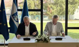 (FOTO) Pomembna naložba v šolstvo MOSG: Gradnja telovadnice pri Tretji OŠ se začne še letos