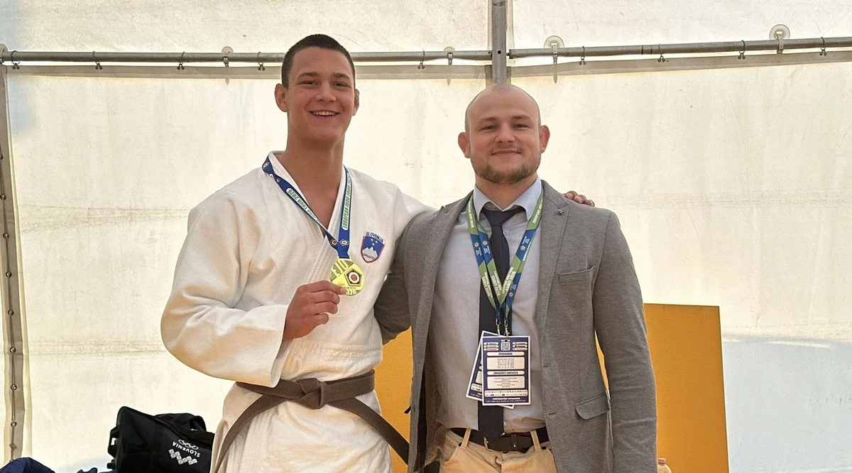 Zdravljica za zlato: Aleks Krivec blestel v Teplicah