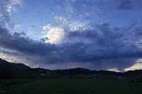 Veter še naprej povzroča težave, zaprtih več cest in šol 