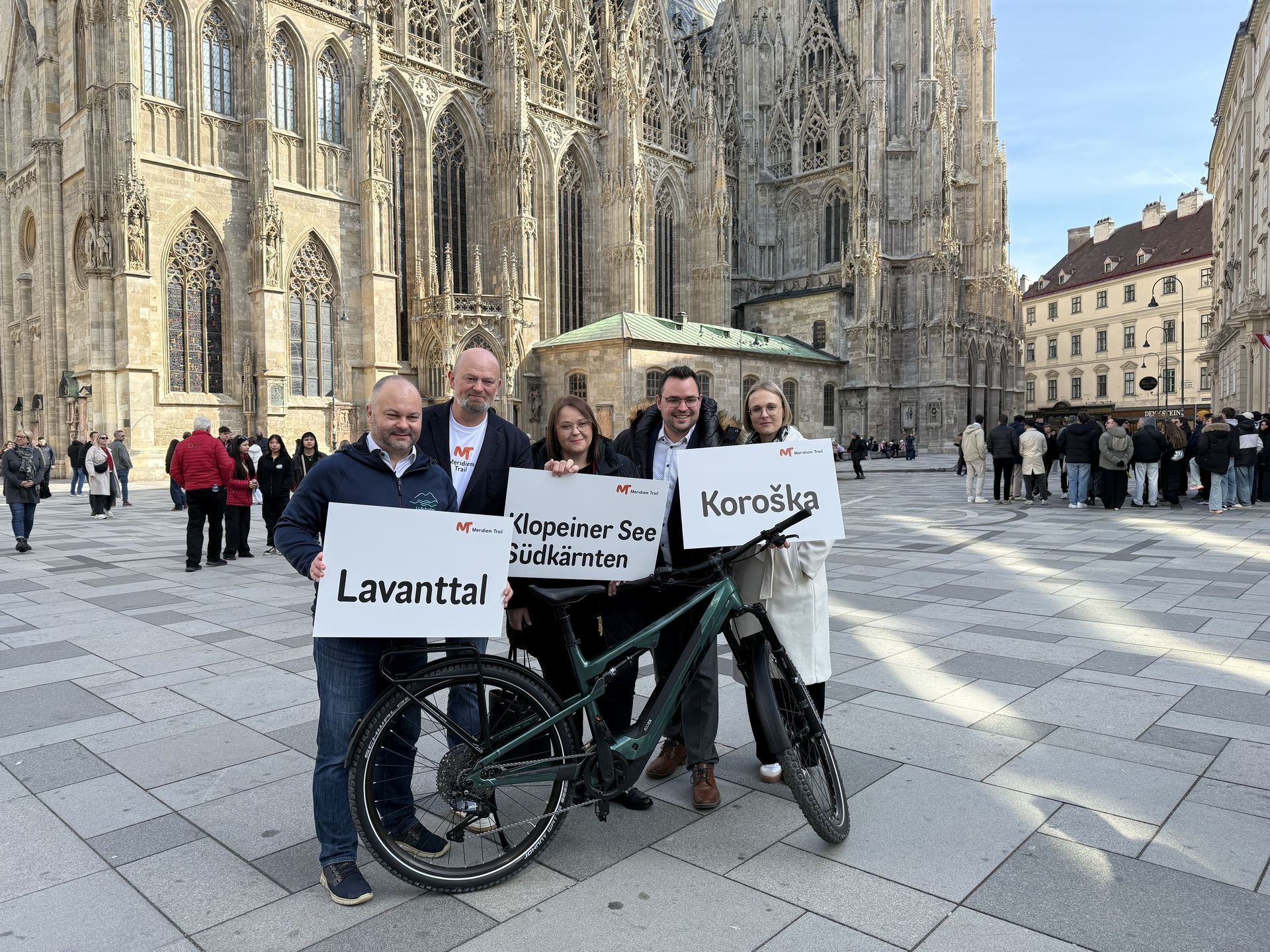 Koroška ponovno na evropskem kolesarskem zemljevidu: Meridiem Trail povezuje tri države