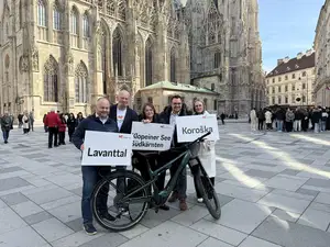 Koroška ponovno na evropskem kolesarskem zemljevidu: Meridiem Trail povezuje tri države
