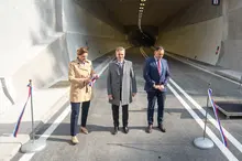 (FOTO in VIDEO) Predor Konovo je odprt: Nov mejnik pri gradnji 3. razvojne osi 