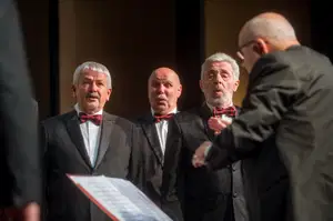 (FOTO) V Priberku pričeli letošnja srečanja odraslih pevskih zborov Od Pliberka do Traberka