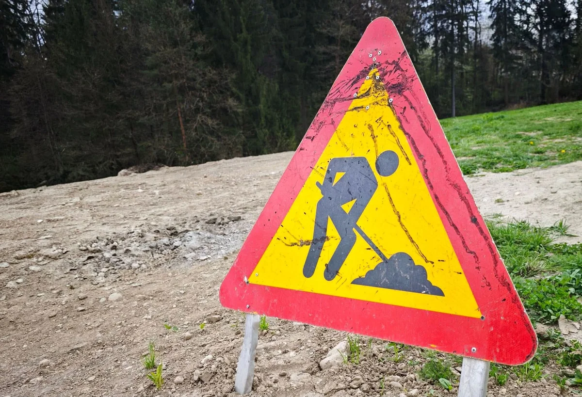 Zaradi del popolna zapora ceste Pistrov grad - Pogač v Vuzenici