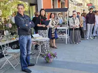 Igralec Igor Štamulak v Slovenj Gradcu predstavil projekt branja poezije za mir 