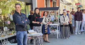 Igralec Igor Štamulak v Slovenj Gradcu predstavil projekt branja poezije za mir 