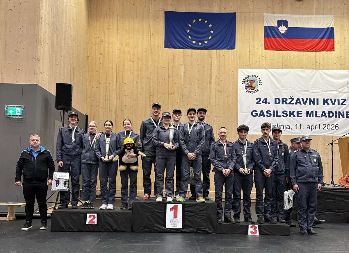 Izjemno: Pripravniki PGD Črneče tretji najboljši v državi 