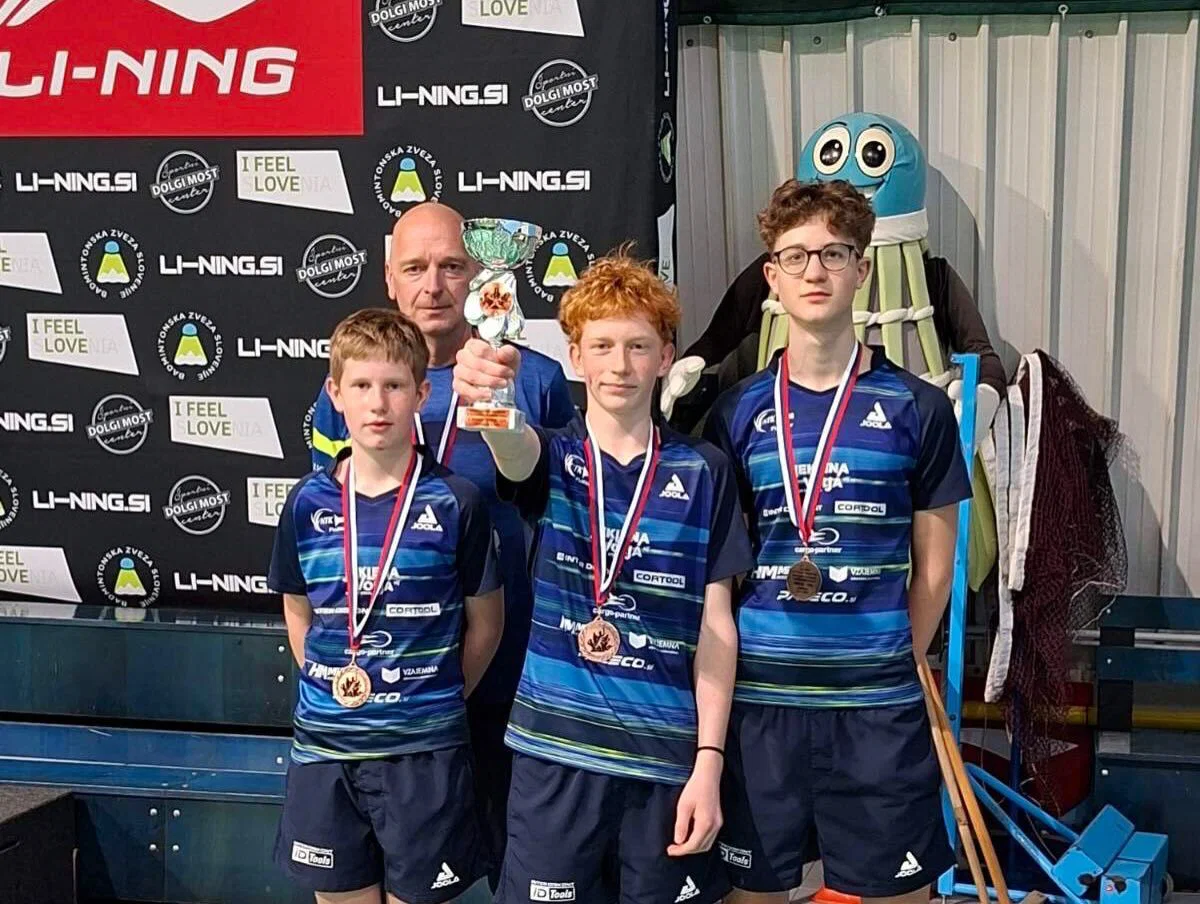 Fantje NTK Fužinar Interdiskont do tretjega mesta v kategoriji U15