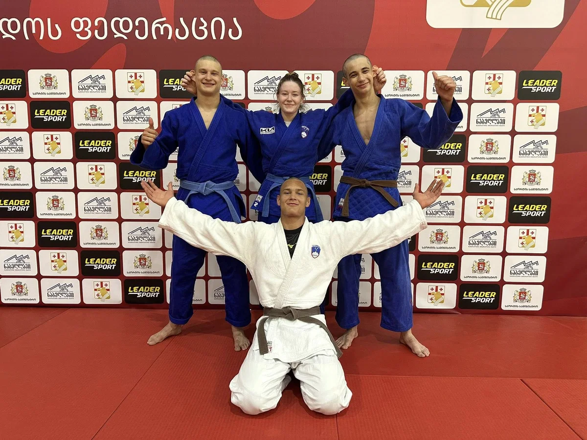 Judo Koroška: Aleks, Iva in Mateo med 16 najboljšimi v Gruziji