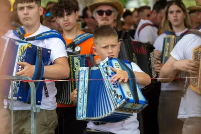 (FOTO in VIDEO) Velenje zapisano v harmonikarsko zgodovino 