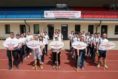 (FOTO) Ravne na Koroškem so gostile pet najboljših študentskih ekip prve pomoči