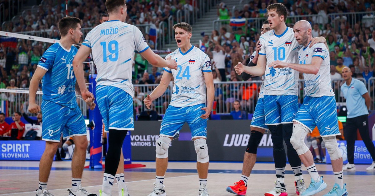 Photo: koroskenovice.si France et Slovénie se Qualifient pour les Demi-Finales de l'Euro de Volley