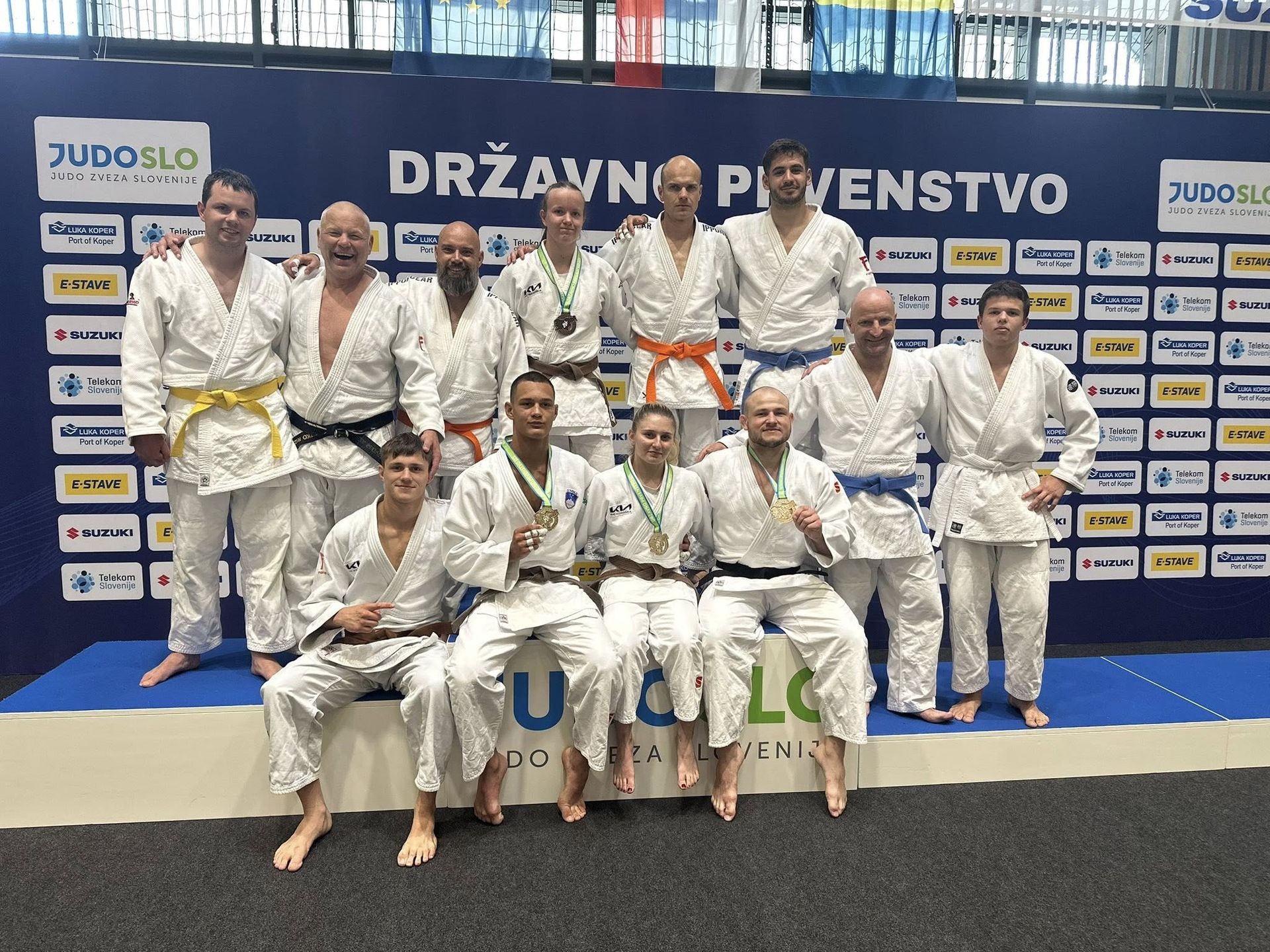 (FOTO) Izjemno: Trinajst kolajn iz treh prvenstev za koroške judoiste