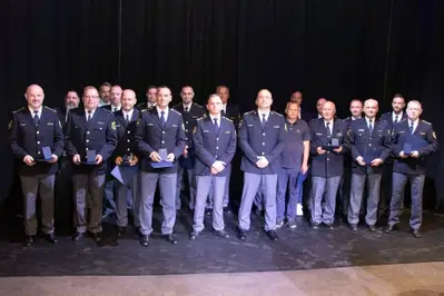 (FOTO) Dan policije v Nazarjah v znamenju priznanj policistom, tudi Korošcem