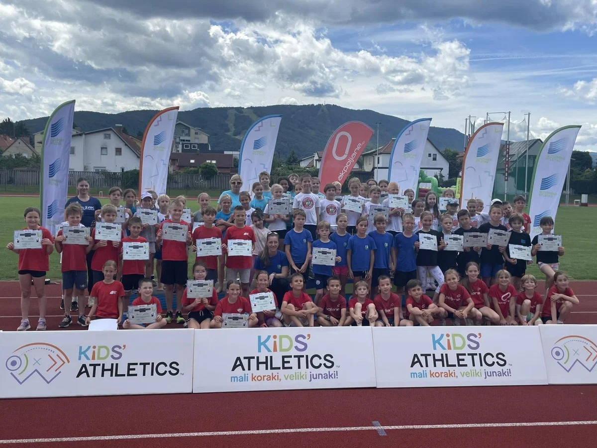 Najmlajši atleti AK Slovenj Gradec med najboljšimi na finalu otroške atletike