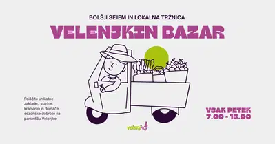 Nova petkova tradicija v Velenju: Prihaja Velenjkin Bazar, stičišče nostalgije in domačih okusov