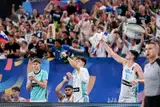 Mladi slovenski košarkarji evropski prvaki v Ljubljani