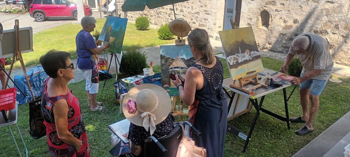 (FOTO) Likovna sekcija Kulturnega društva Dravograd je znova pripravila dan odprtih vrat
