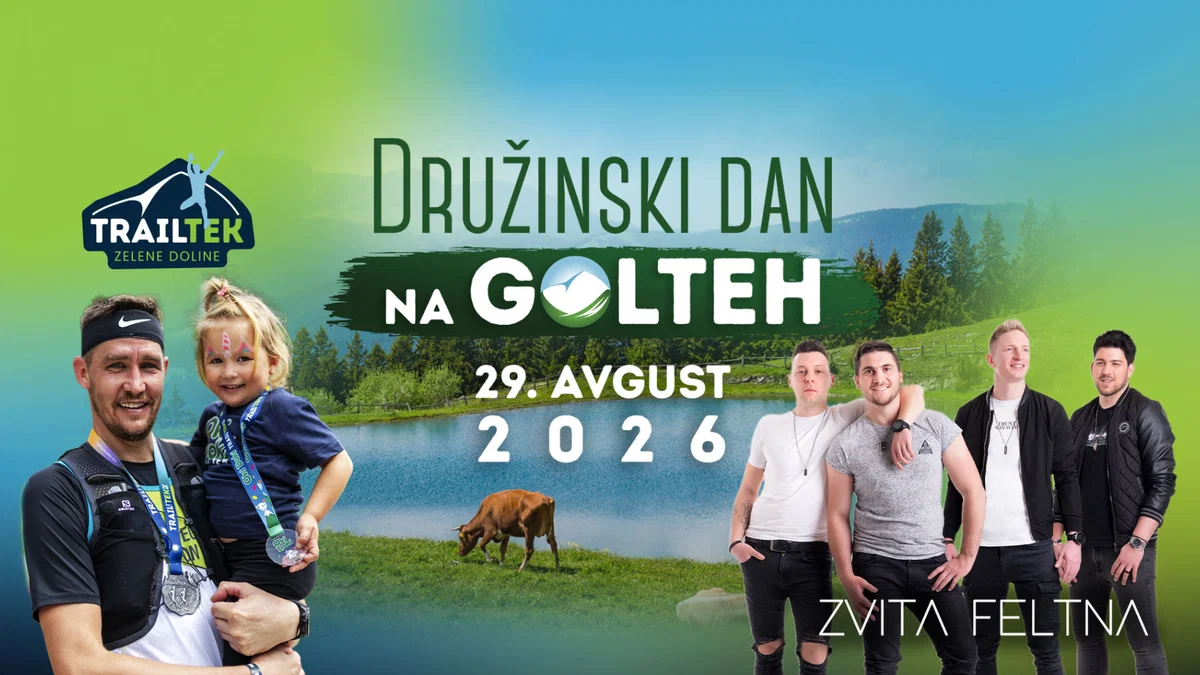 Nepozaben Družinski dan s 3. Trail tekom Zelene Doline se letos tradicionalno vrača na Golte