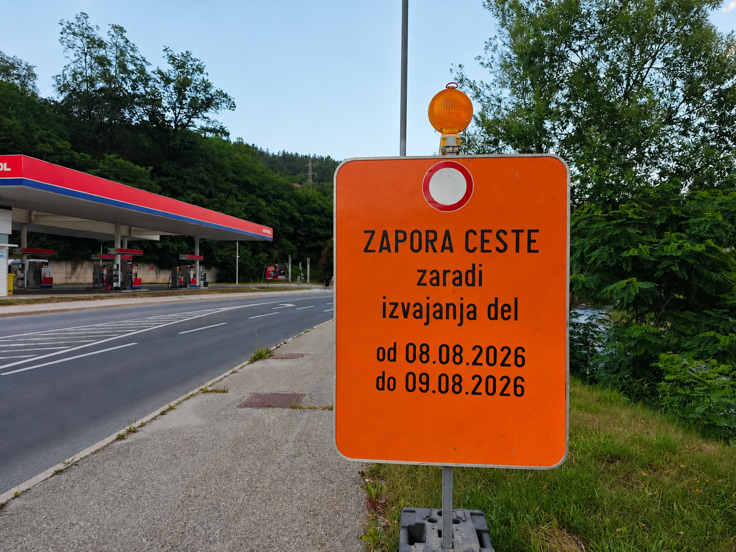 Med Ravnami in Dravogradom tudi ta vikend zaprta cesta zaradi del