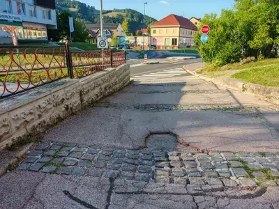 Zaradi del popolna zapora Koroške ceste v Slovenj Gradcu