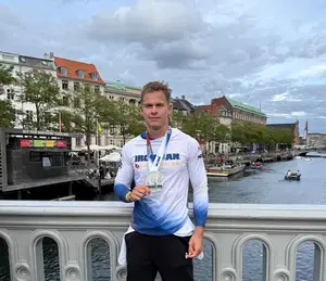 Slovenjgradčan Nejc Iršič svoj prvi polni IRONMAN končal pod 11 urami