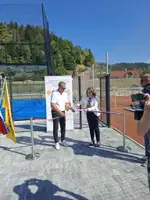 (FOTO) V Vuzenici otvorili novo padel igrišče, kmalu že prvi turnir