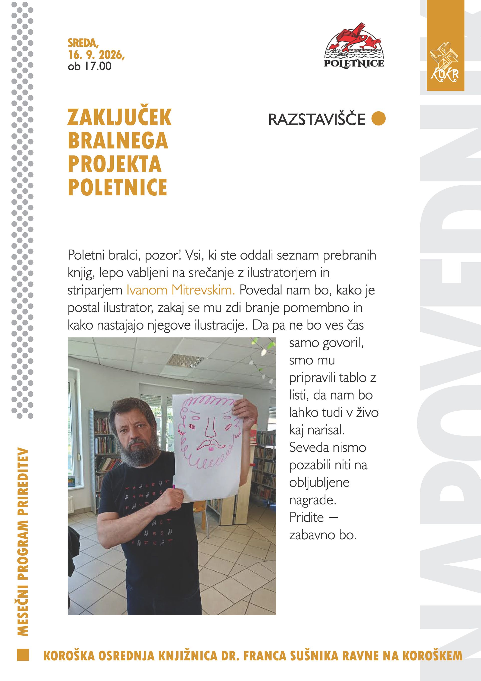 Zaključek bralnega projekta Poletnice