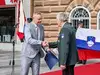 V Slovenj Gradcu postroj praporščakov ob 35-letnici osamosvojitve