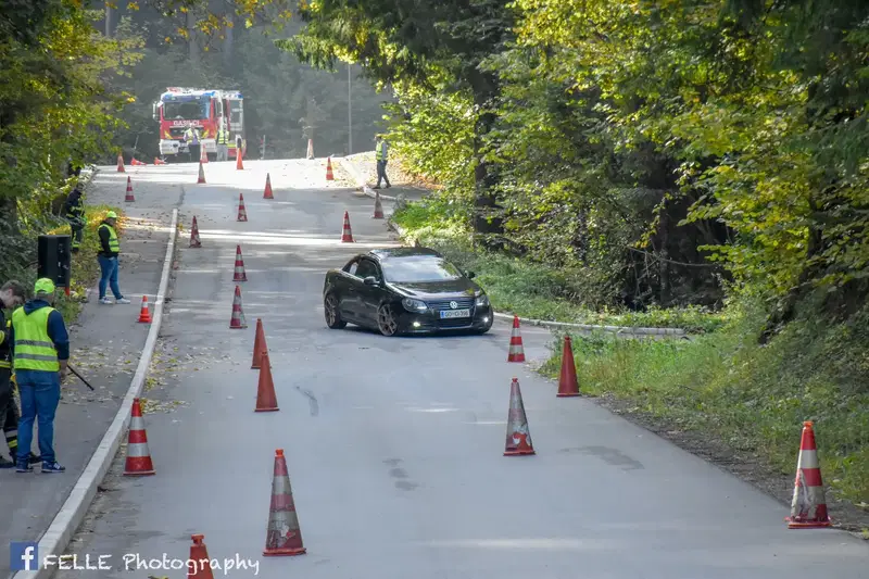 V soboto popolna zapora cest na območju Ivarčkega jezera zaradi izvedbe avtoslaloma 