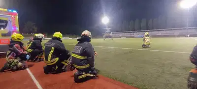 Nočni pristanek HNMP na Prevaljah: Pokazali so, da so pripravljeni