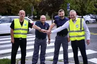 (FOTO) Župan Klugler ob prvem šolskem dnevu obiskal šolarje na Drugi in Tretji OŠ Slovenj Gradec