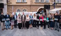FOTO: Slovenj Gradec za nekaj ur postal središče miru in povezovanja