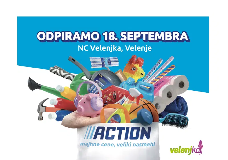 Prvi Action v Sloveniji odpira vrata v Velenjki