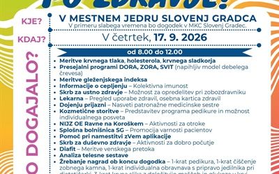 Gremo v mesto po zdravje!