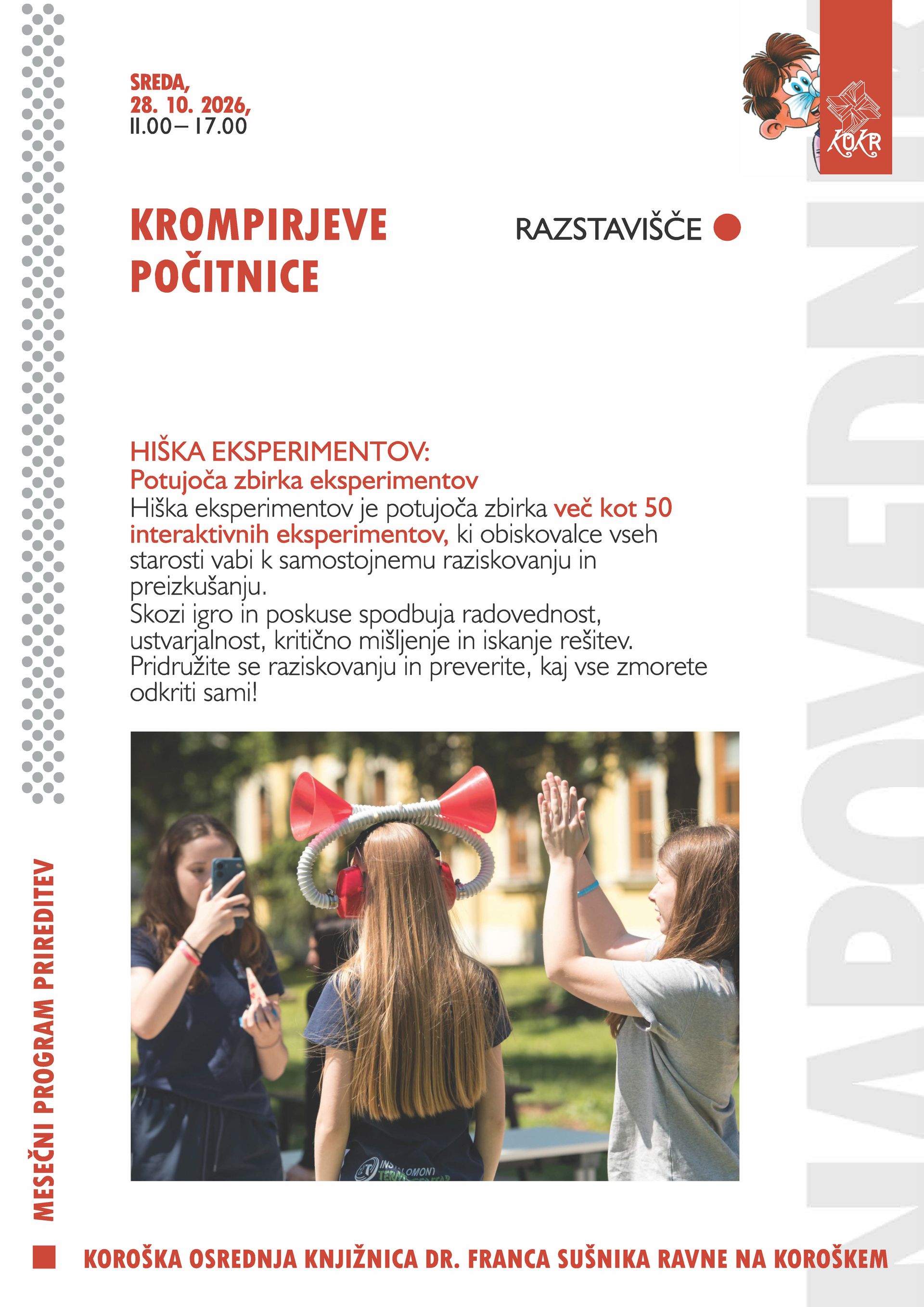 HIŠKA EKSPERIMENTOV: Potujoča zbirka eksperimentov