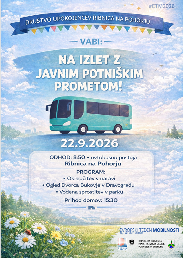 Izlet z javnim potniškim prometom - ETM 2026