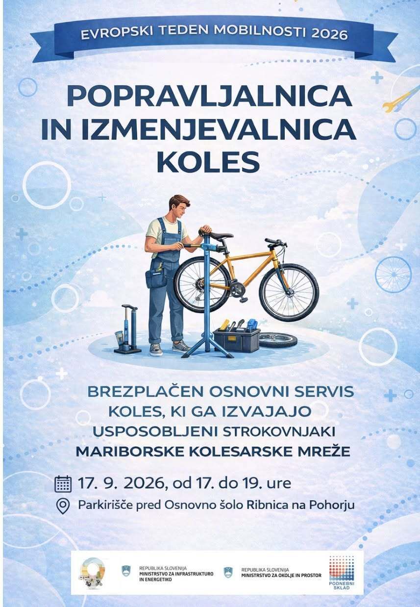 Popravljalnica in izmenjevalnica koles - ETM 2026