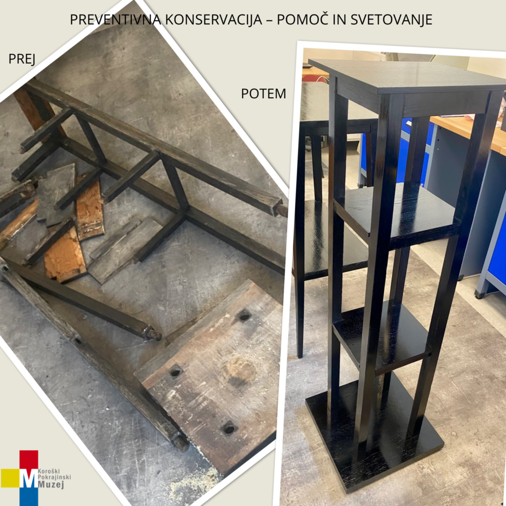 Preventivna konservacija – pomoč in svetovanje / Brezplačna delavnica