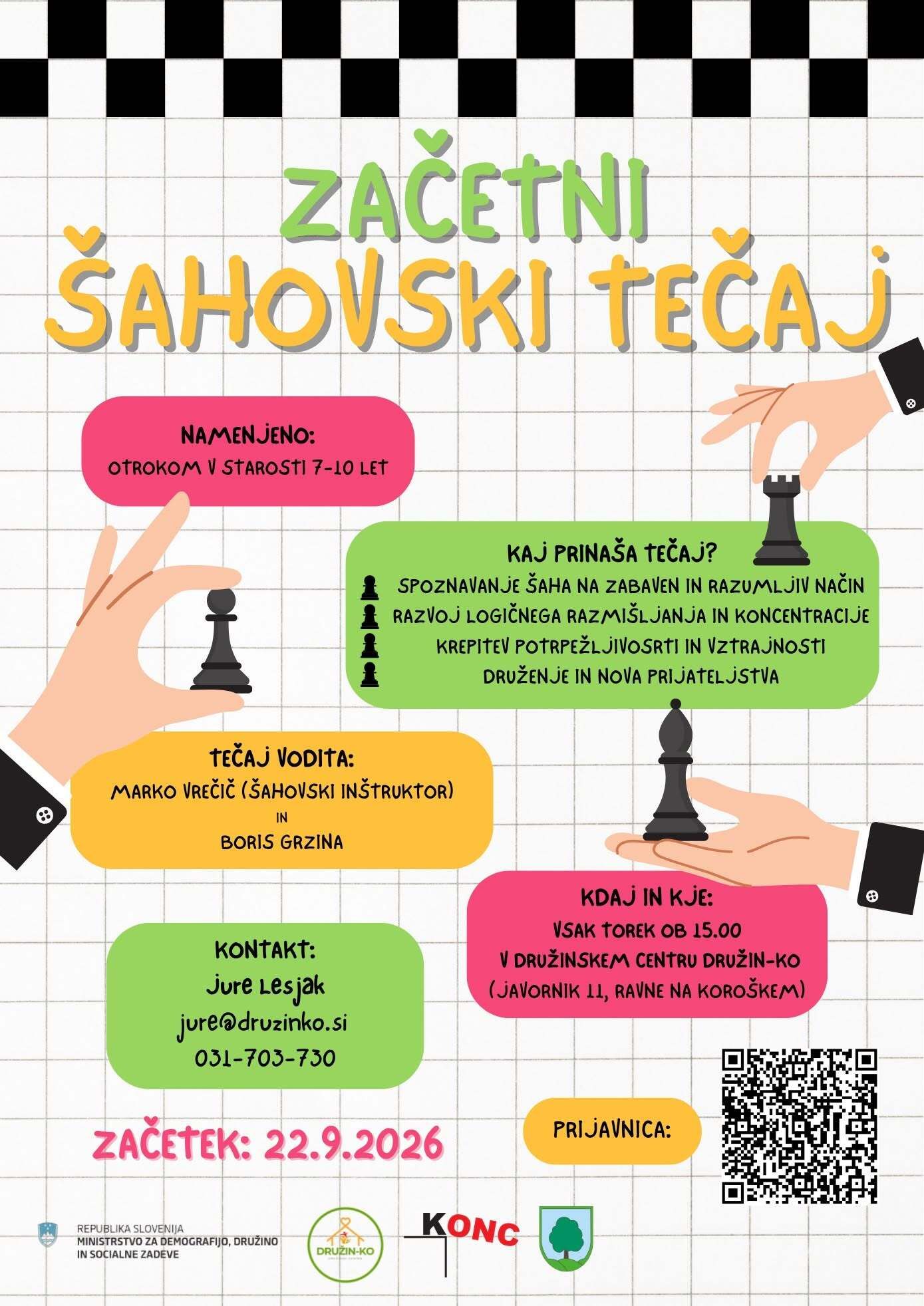 Začetni šahovski tečaj