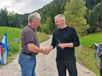 (VIDEO in FOTO) V Šmiklavžu po ujmi obnovljene štiri pomembne cestne povezave