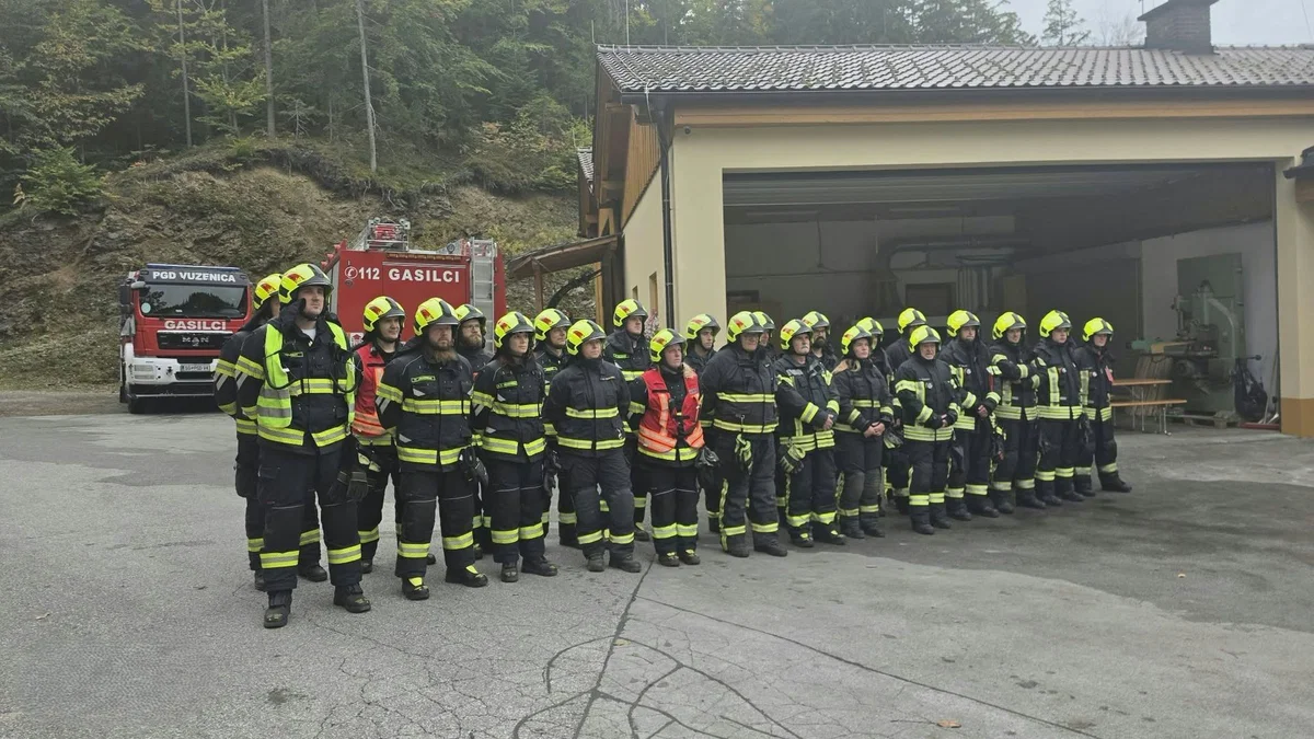 FOTO: Na območju Mute minulo soboto potekala velika gasilska vaja, gasilci odlično pripravljeni