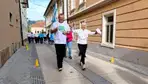 FOTO: Tek miru v Slovenj Gradcu združil staro in mlado