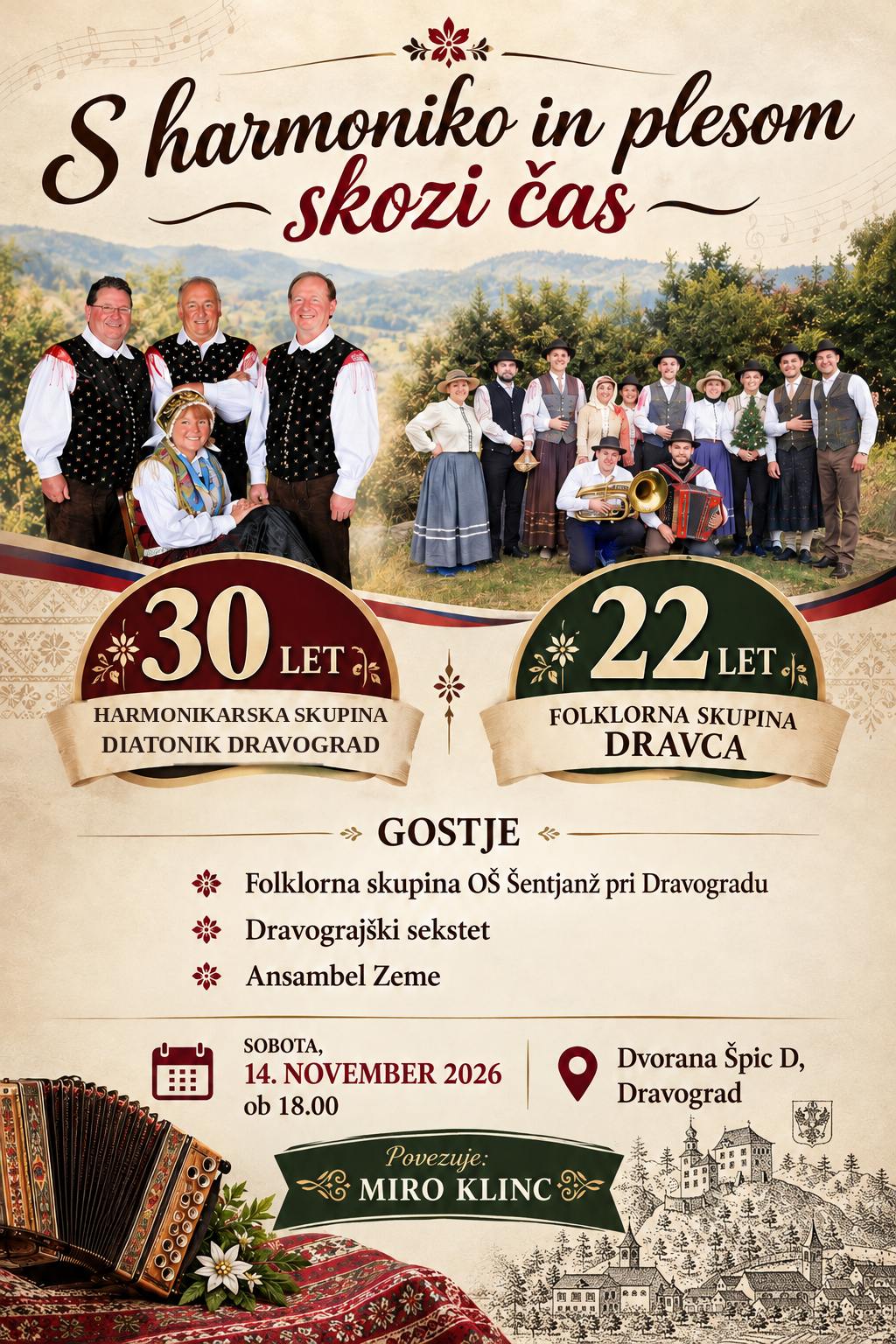 S harmoniko in plesom skozi čas