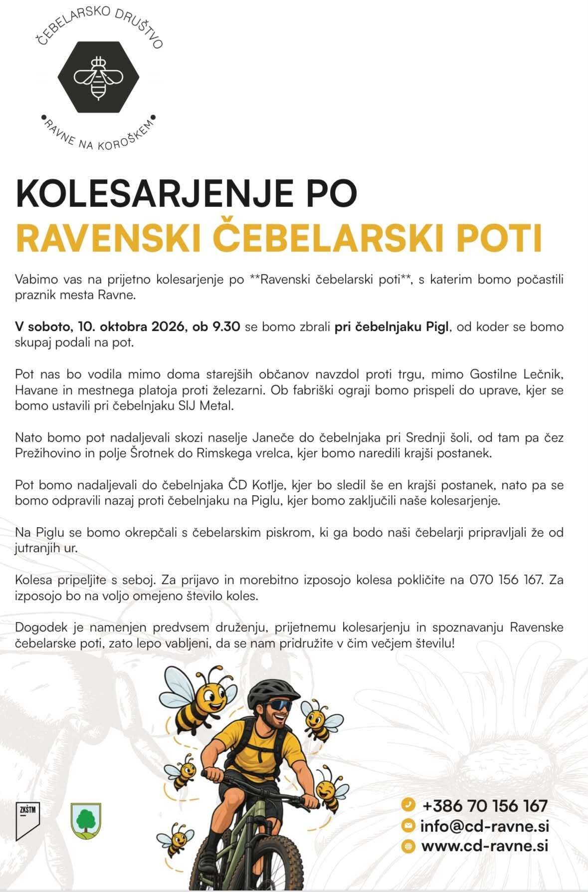🐝S kolesom po Ravenski čebelarski poti