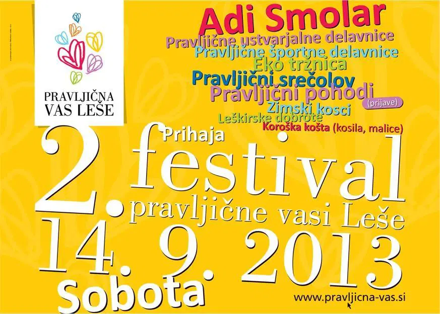 To soboto že drugi festival Pravljične vasi Leše