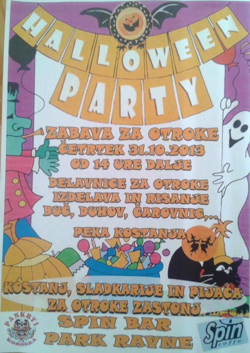 Haloween party za otroke